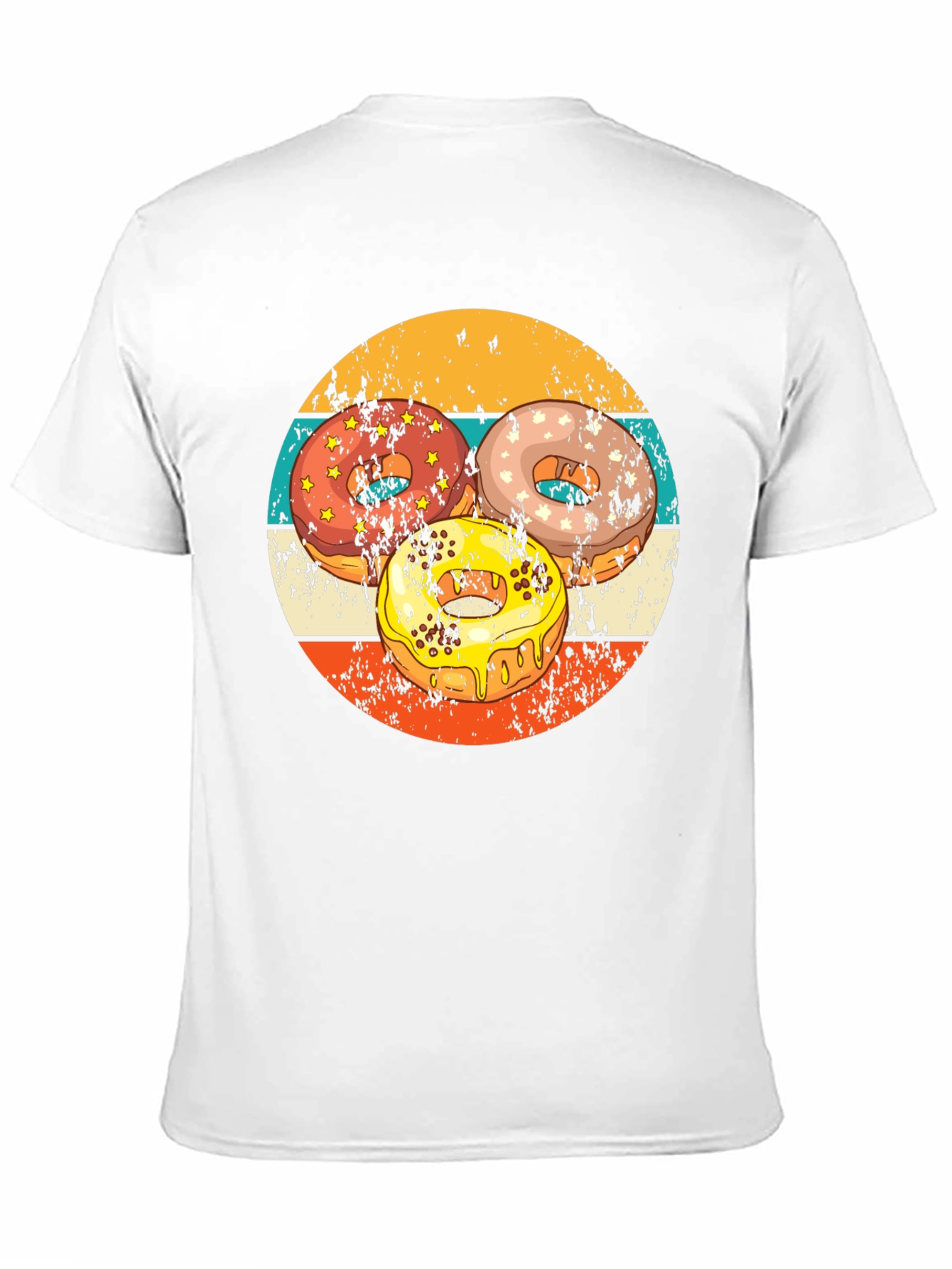 Retro Donut T-Shirt - Sweet Treat Design