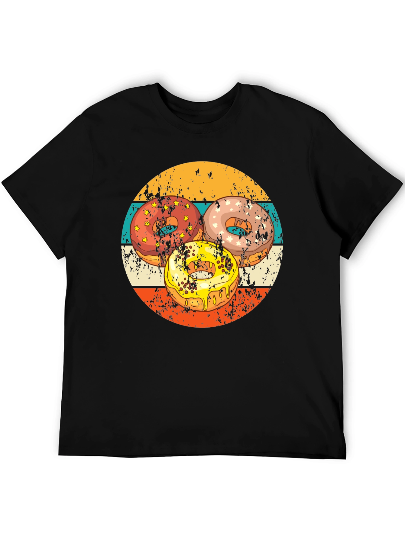 Retro Donut T-Shirt - Sweet Treat Design