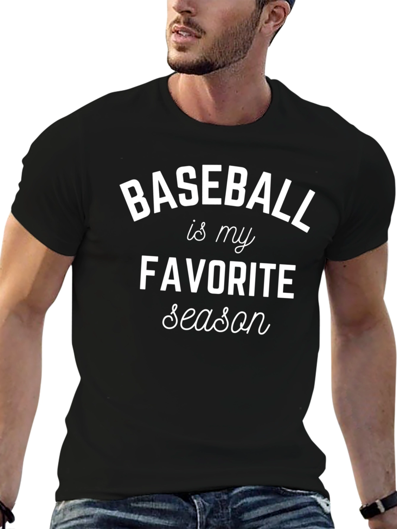 Baseball Is My Favorite Season Graphic Tee