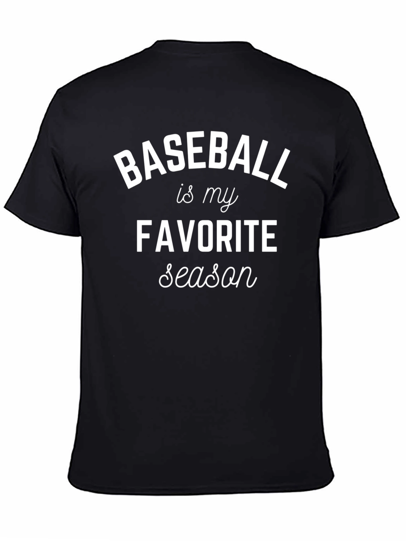 Baseball Is My Favorite Season Graphic Tee