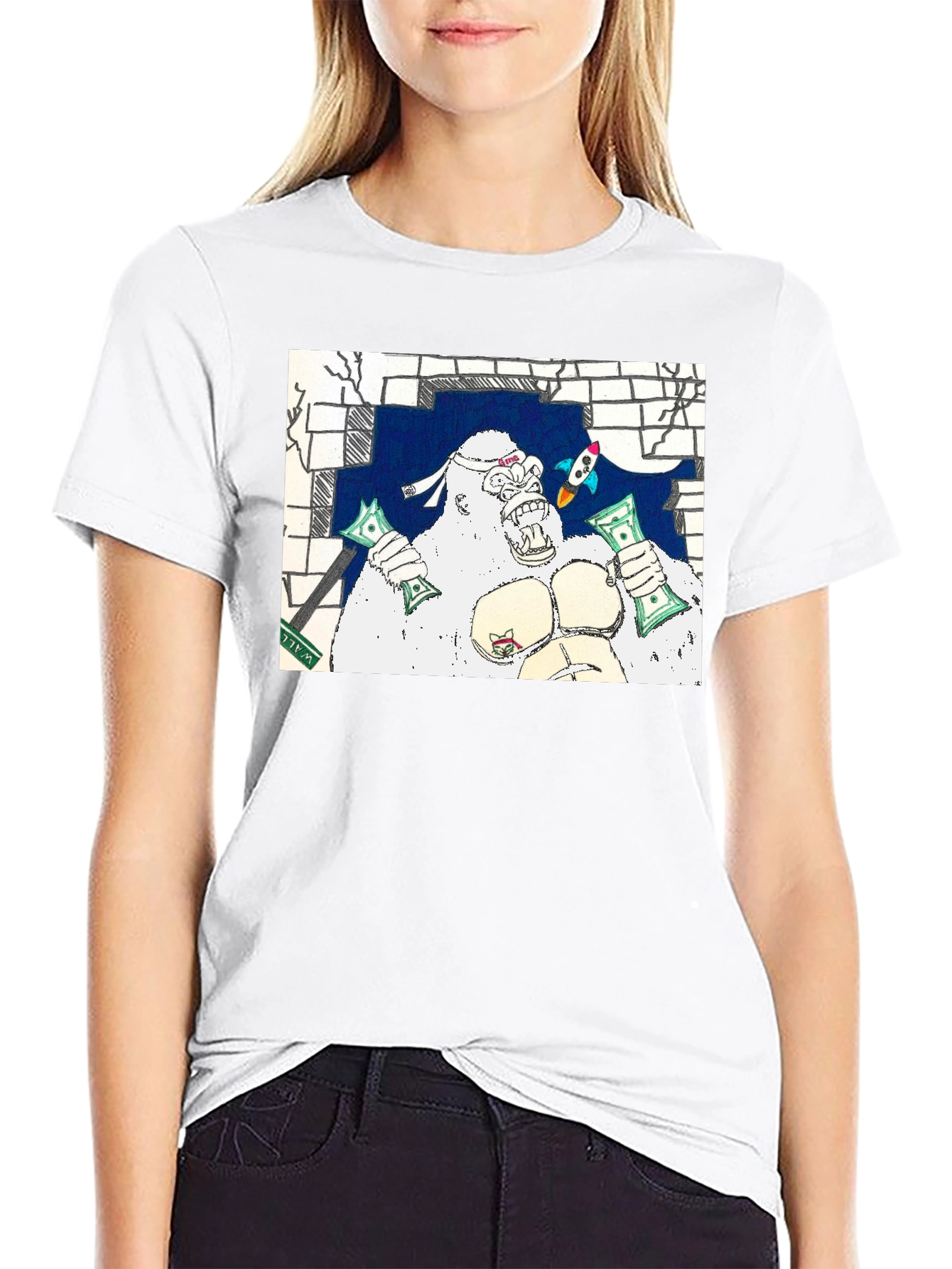 Ape Breaks the Wall T-Shirt