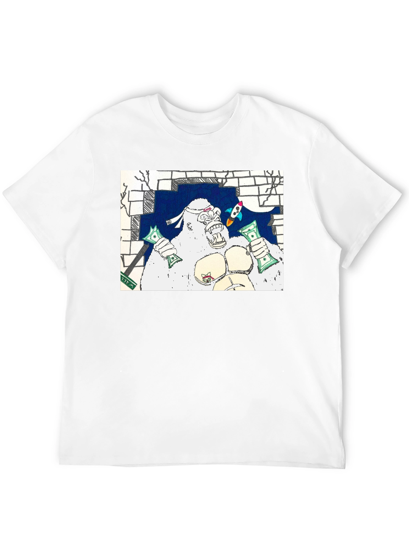 Ape Breaks the Wall T-Shirt