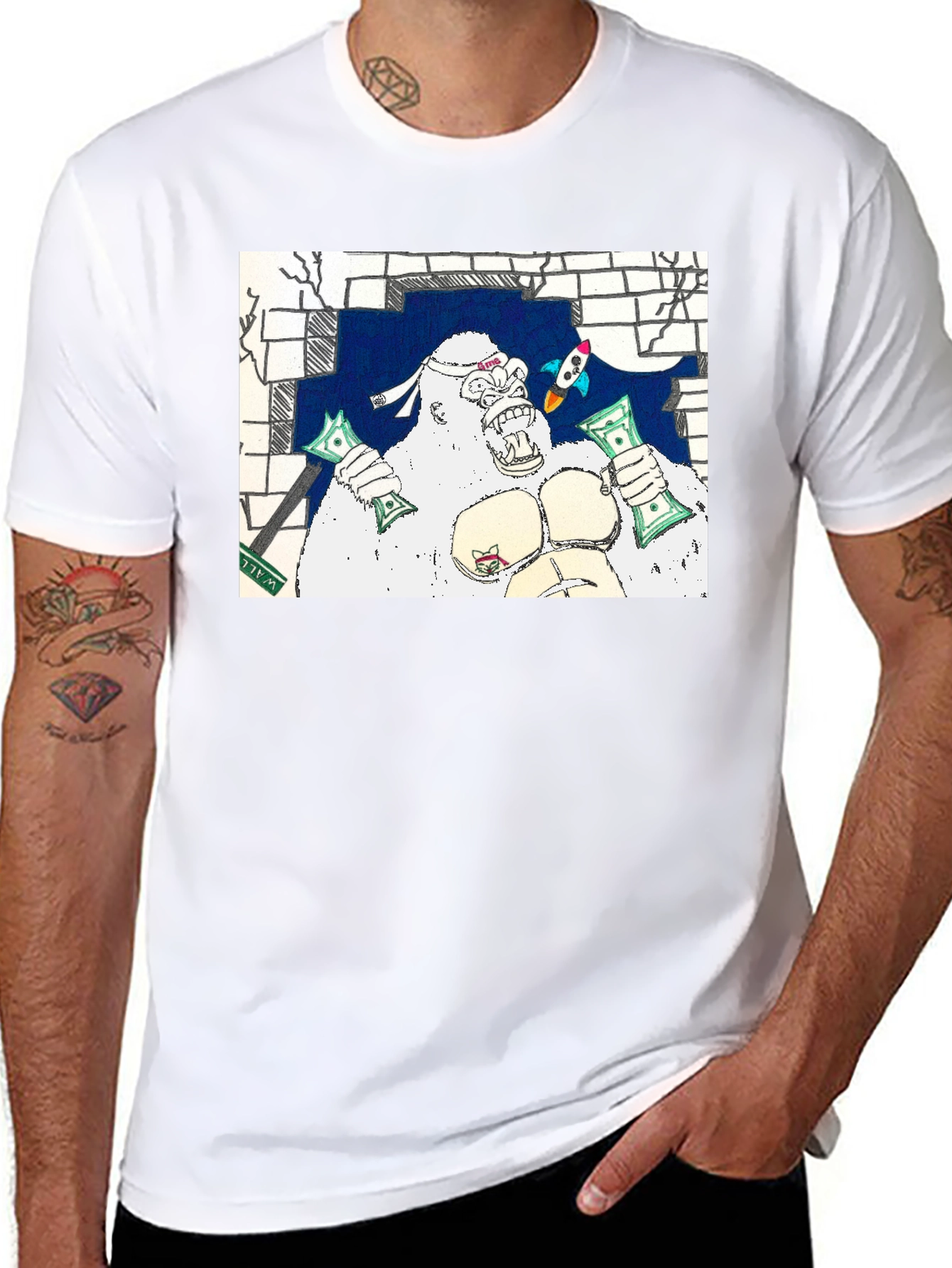 Ape Breaks the Wall T-Shirt