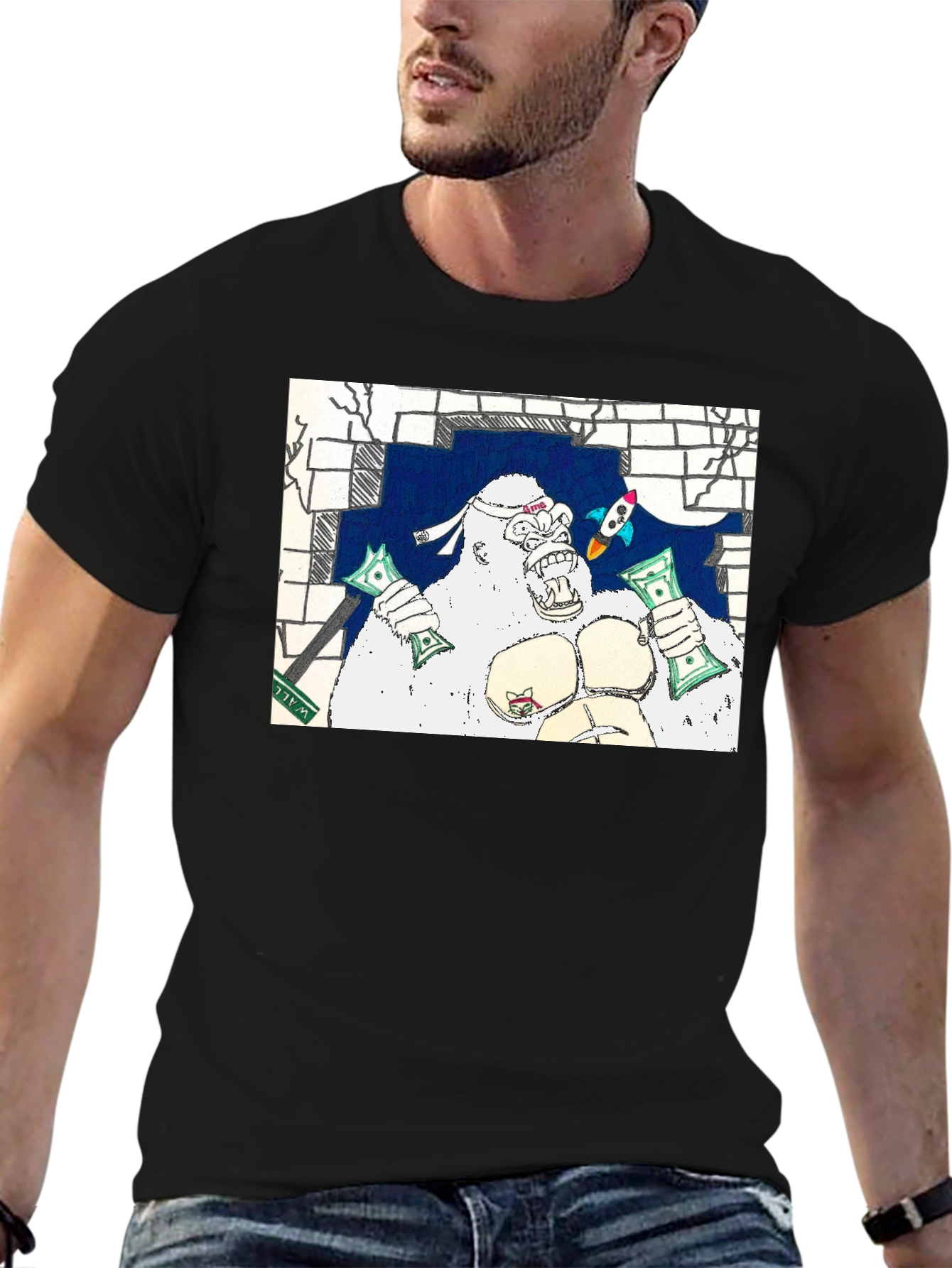 Ape Breaks the Wall T-Shirt