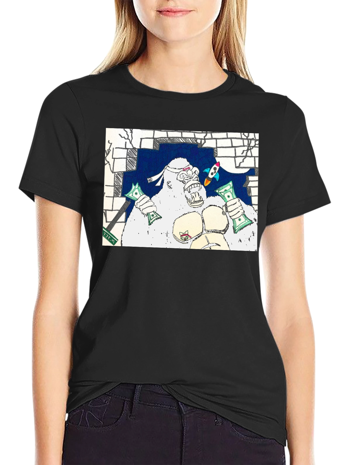 Ape Breaks the Wall T-Shirt
