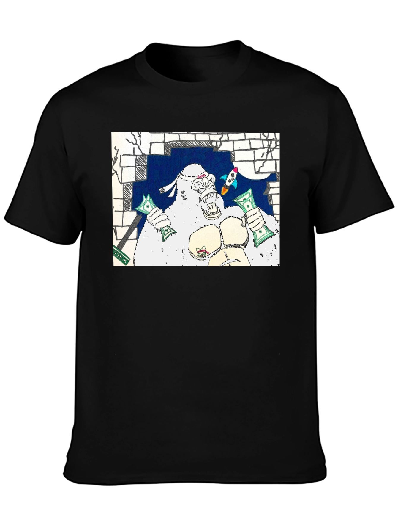 Ape Breaks the Wall T-Shirt