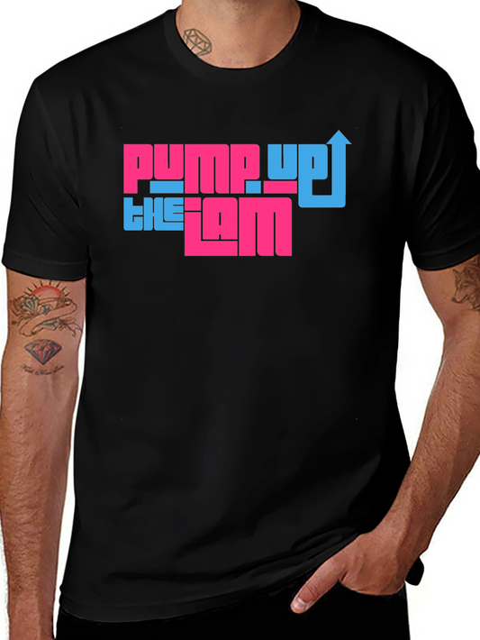 Pump Up the Jam Graphic Tee - Cool Retro Design
