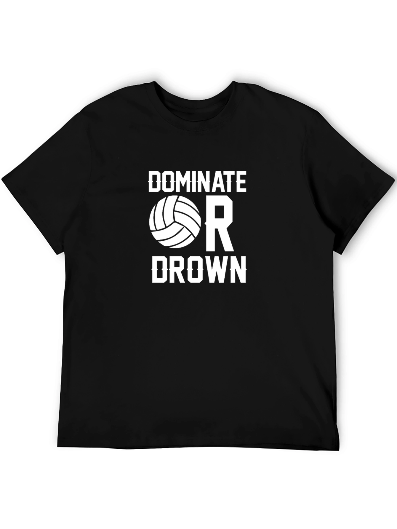 Dominate Volleyball Graphic Tee - Soft Cotton