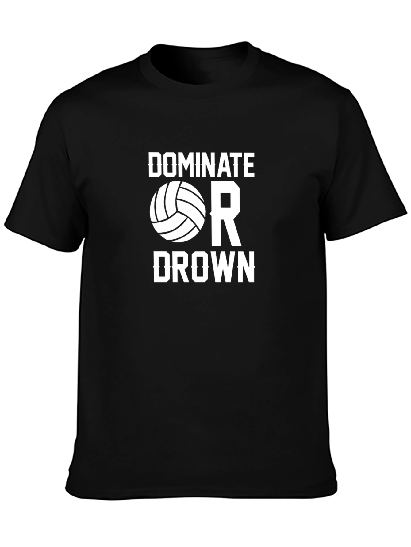Dominate Volleyball Graphic Tee - Soft Cotton