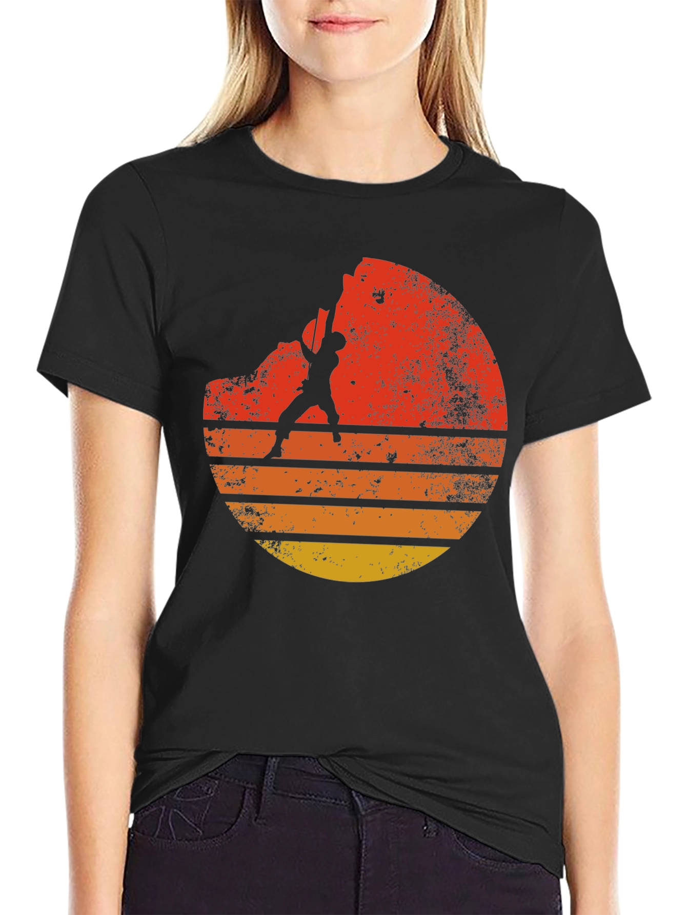 Retro Rock Climbing T-Shirt