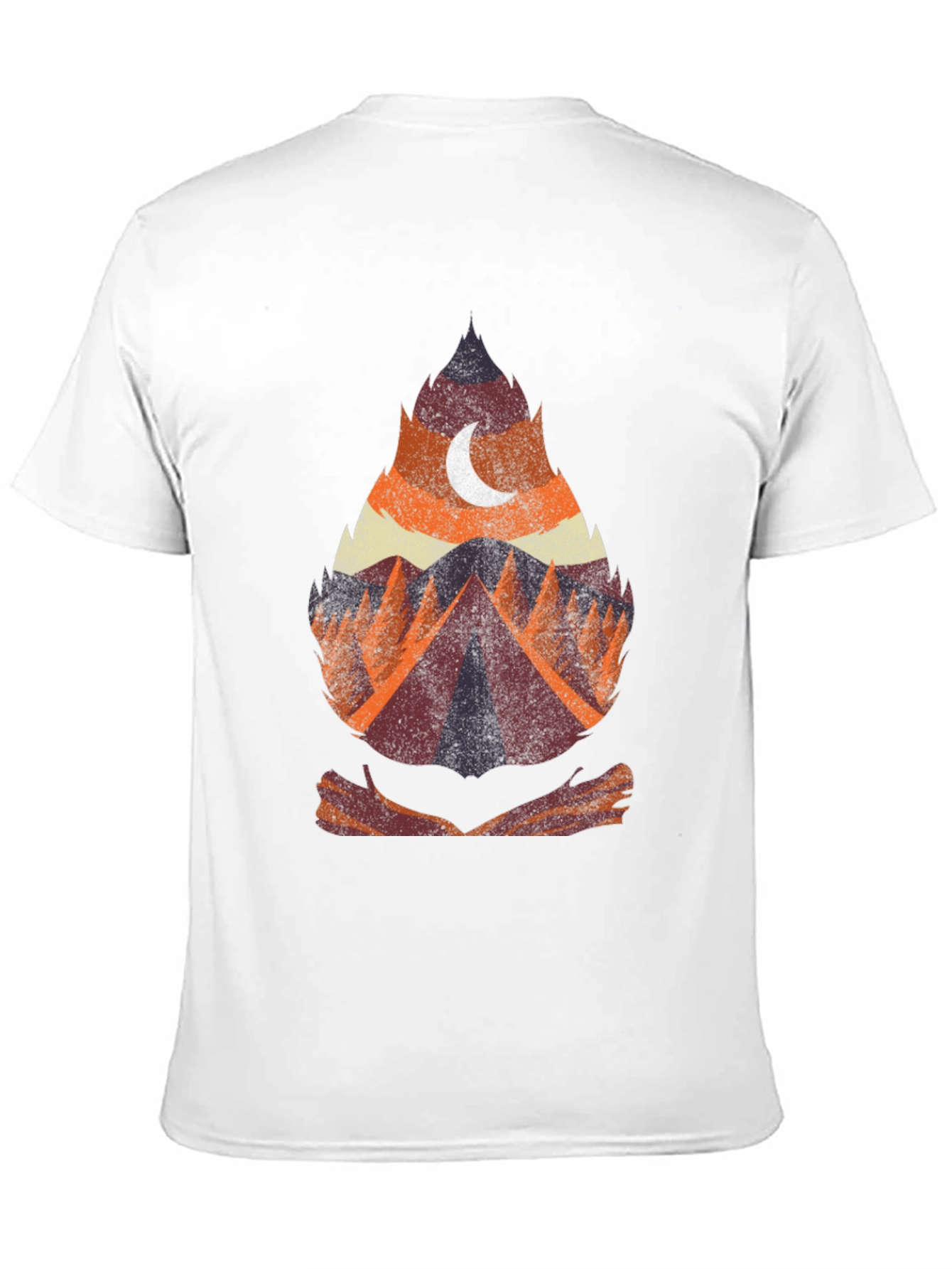 Nature Adventure Graphic Tee - Camping Theme