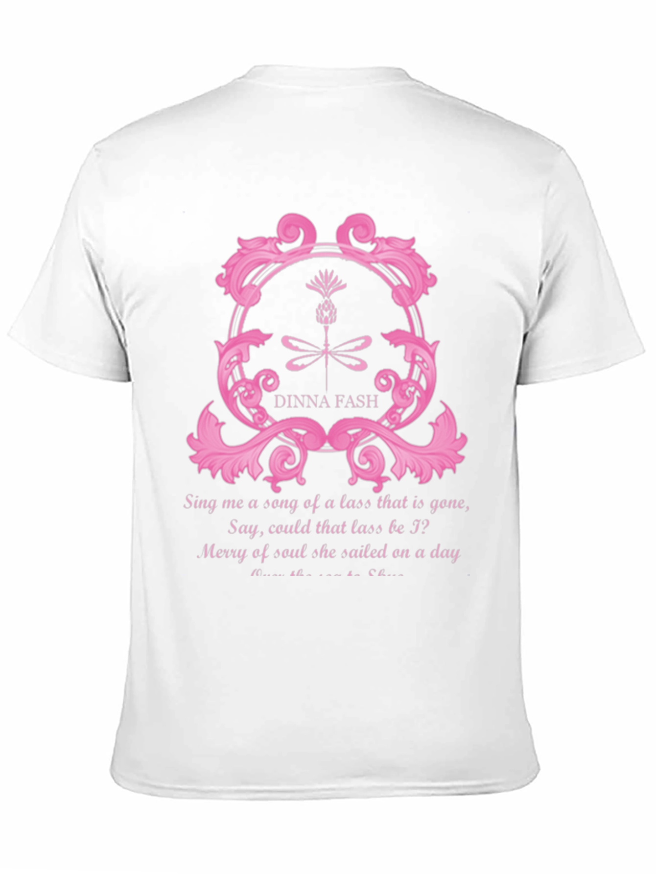 Dinna Fash Graphic Tee - Scottish Lass Song T-Shirt
