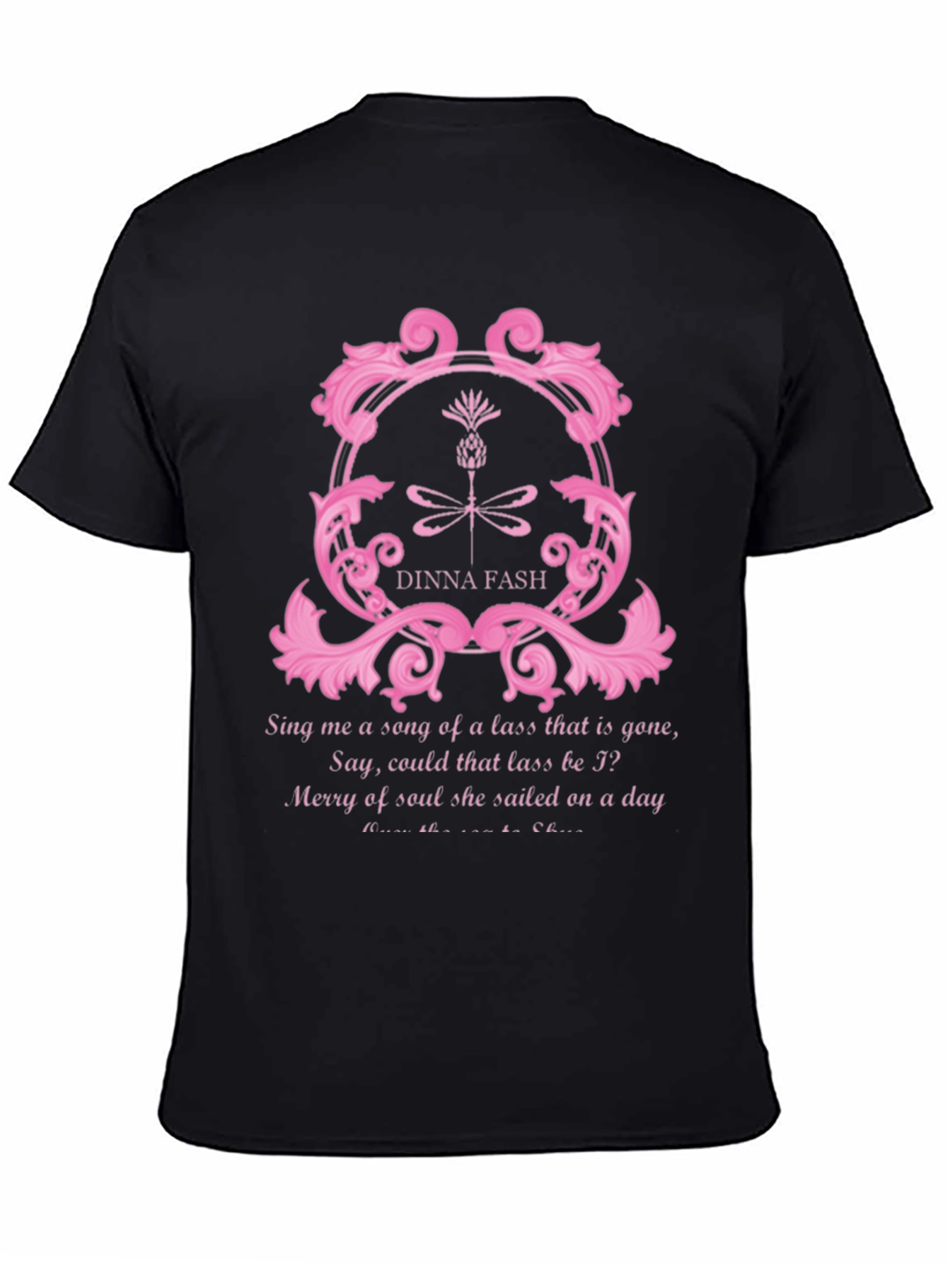 Dinna Fash Graphic Tee - Scottish Lass Song T-Shirt