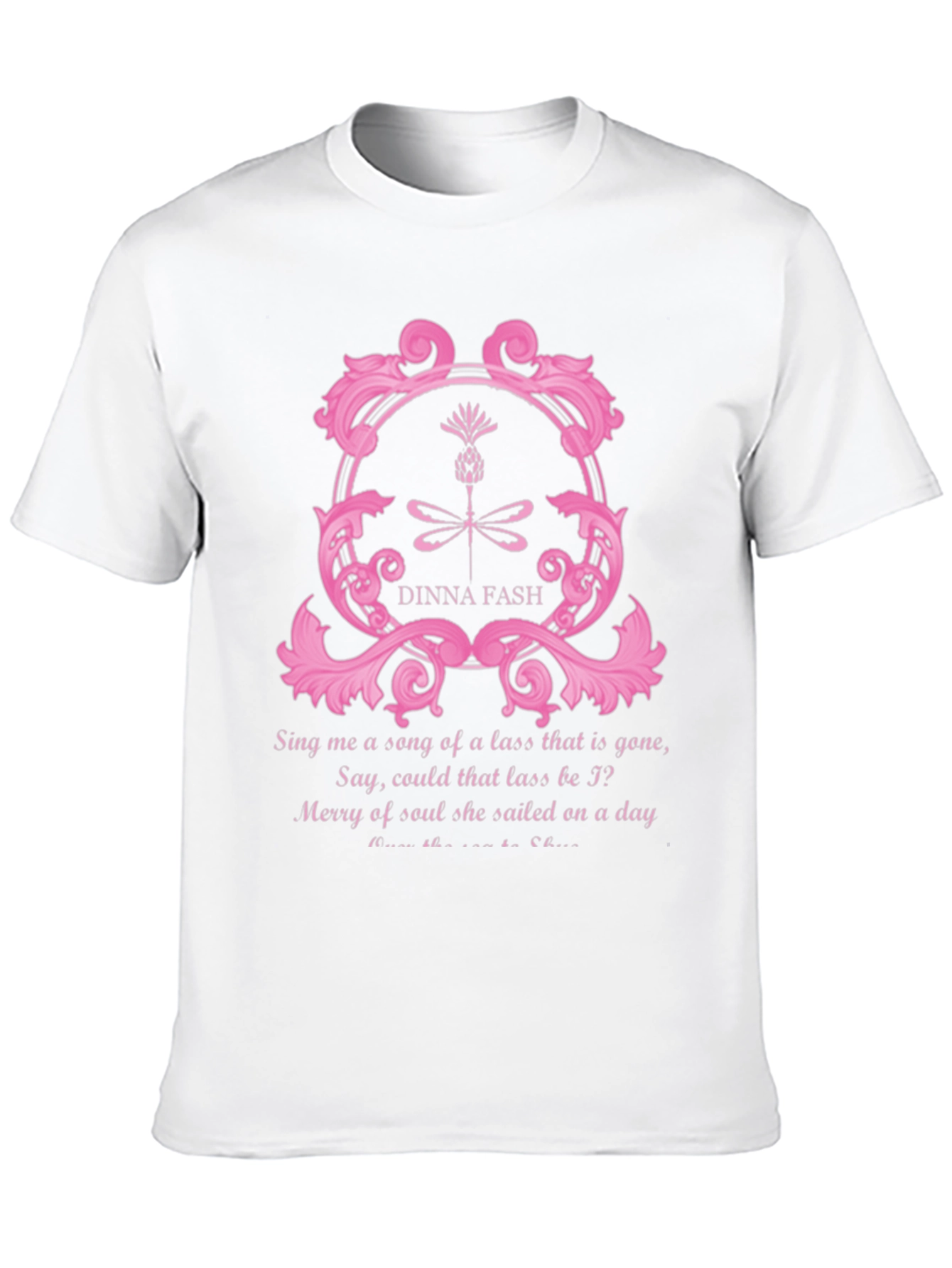 Dinna Fash Graphic Tee - Scottish Lass Song T-Shirt