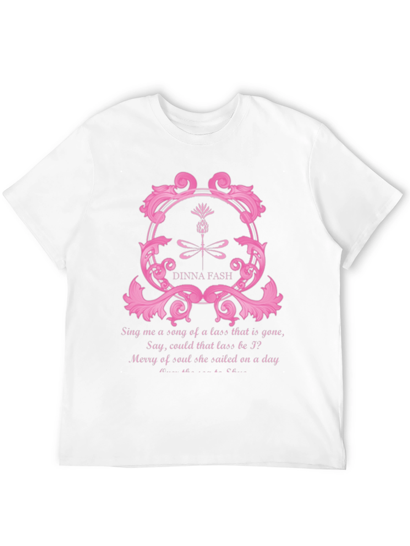 Dinna Fash Graphic Tee - Scottish Lass Song T-Shirt