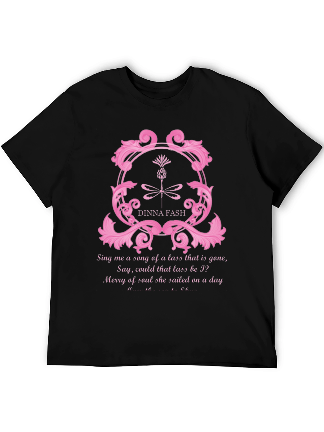 Dinna Fash Graphic Tee - Scottish Lass Song T-Shirt