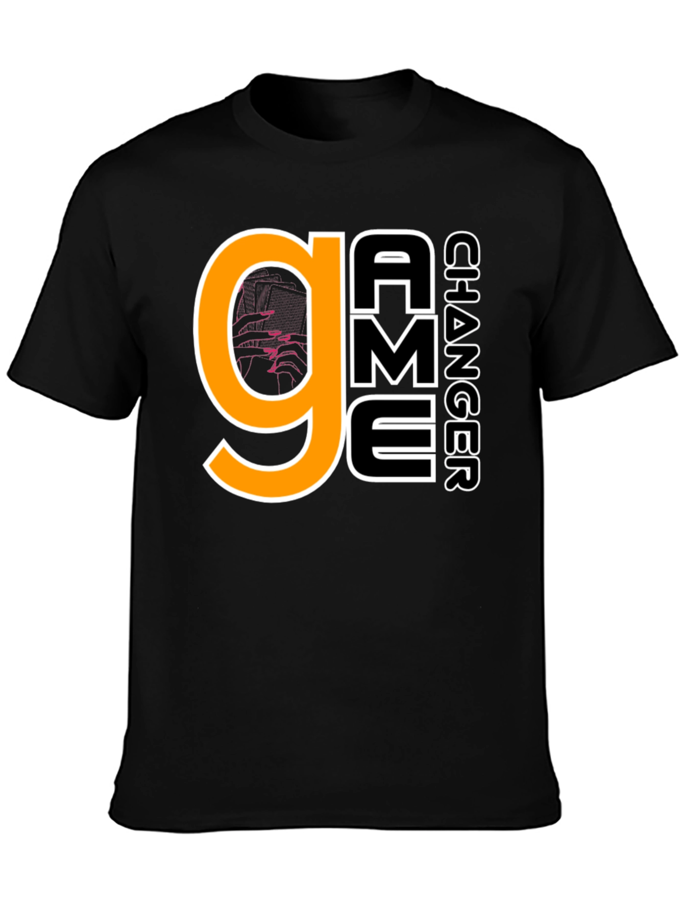 Game Changer Graphic T-Shirt - Casual Black Tee
