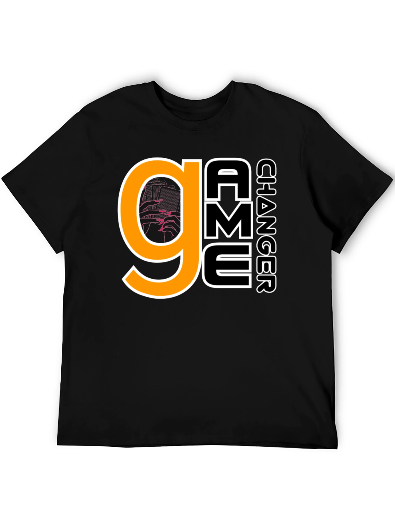 Game Changer Graphic T-Shirt - Casual Black Tee