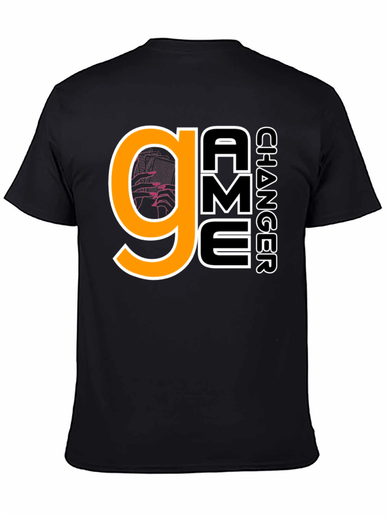 Game Changer Graphic T-Shirt - Casual Black Tee