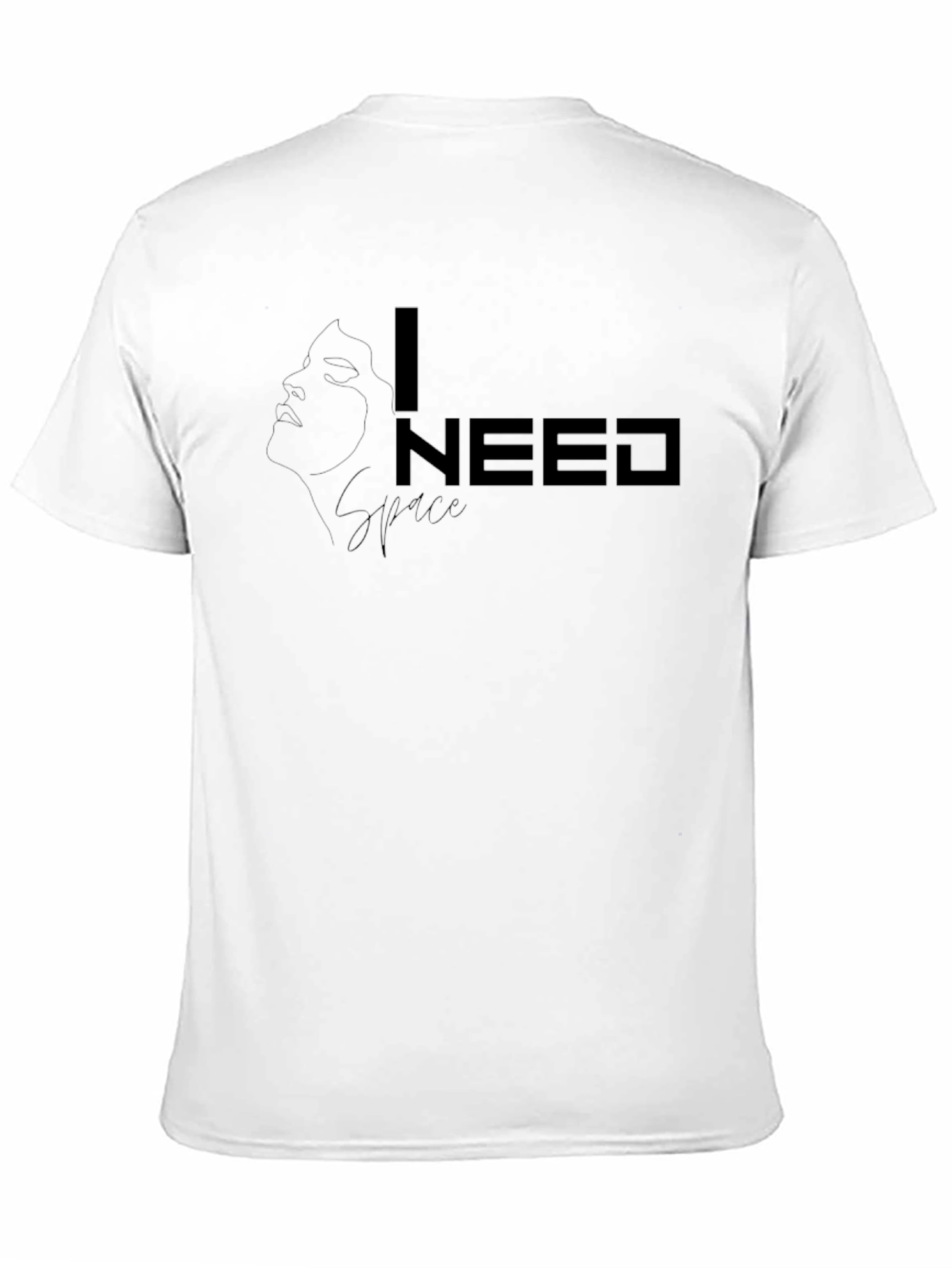 I NEED Black Graphic Tee