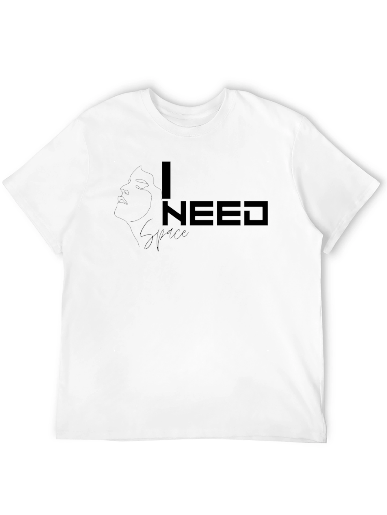 I NEED Black Graphic Tee