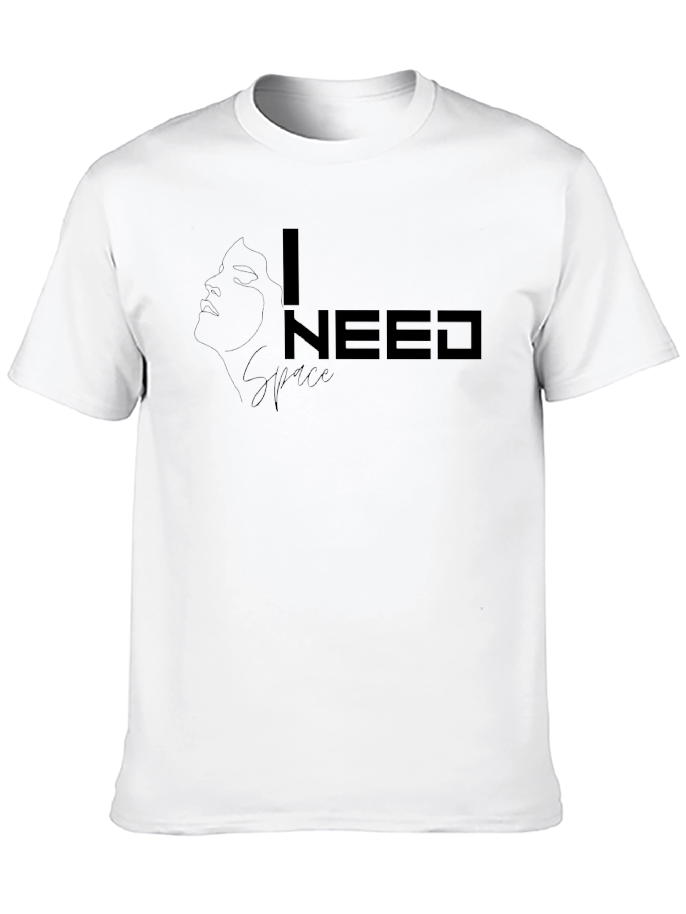 I NEED Black Graphic Tee
