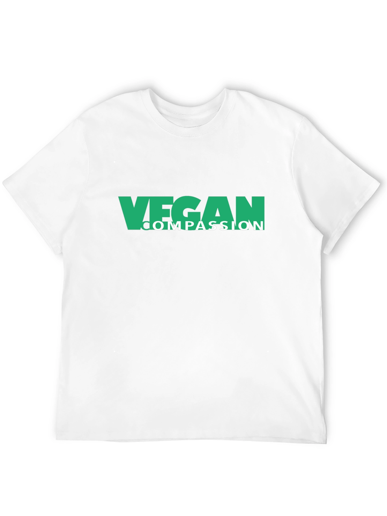 Vegan Compassion Black T-Shirt - Mens