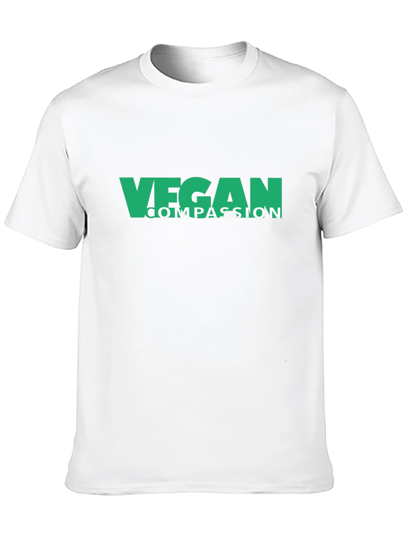 Vegan Compassion Black T-Shirt - Mens
