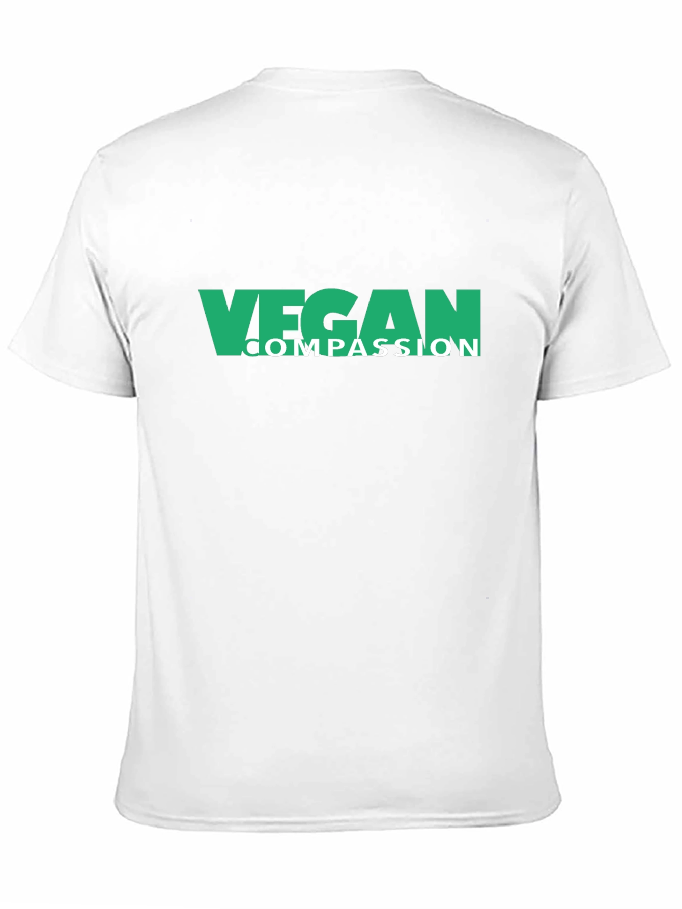Vegan Compassion Black T-Shirt - Mens
