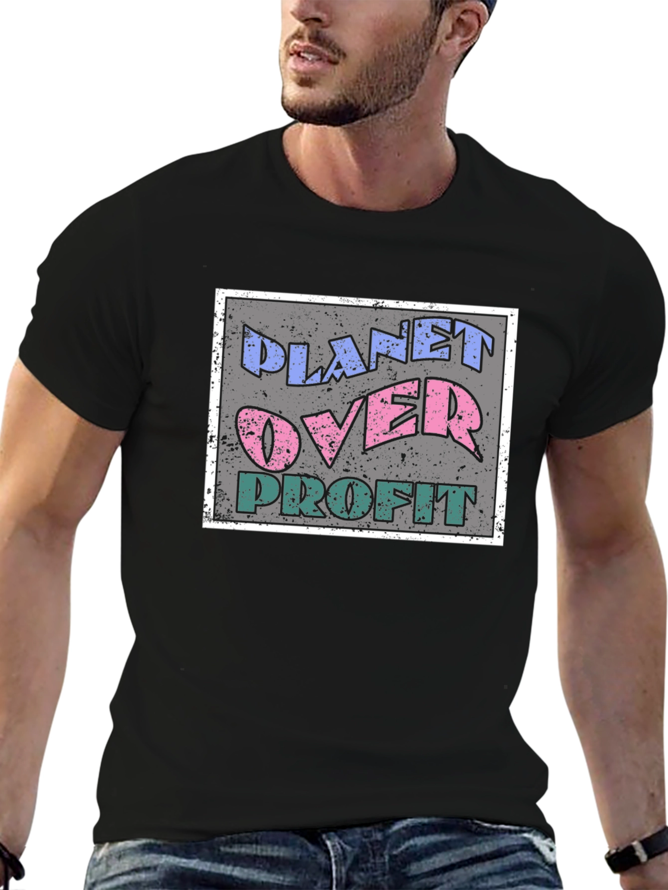 Planet Over Profit Graphic Tee
