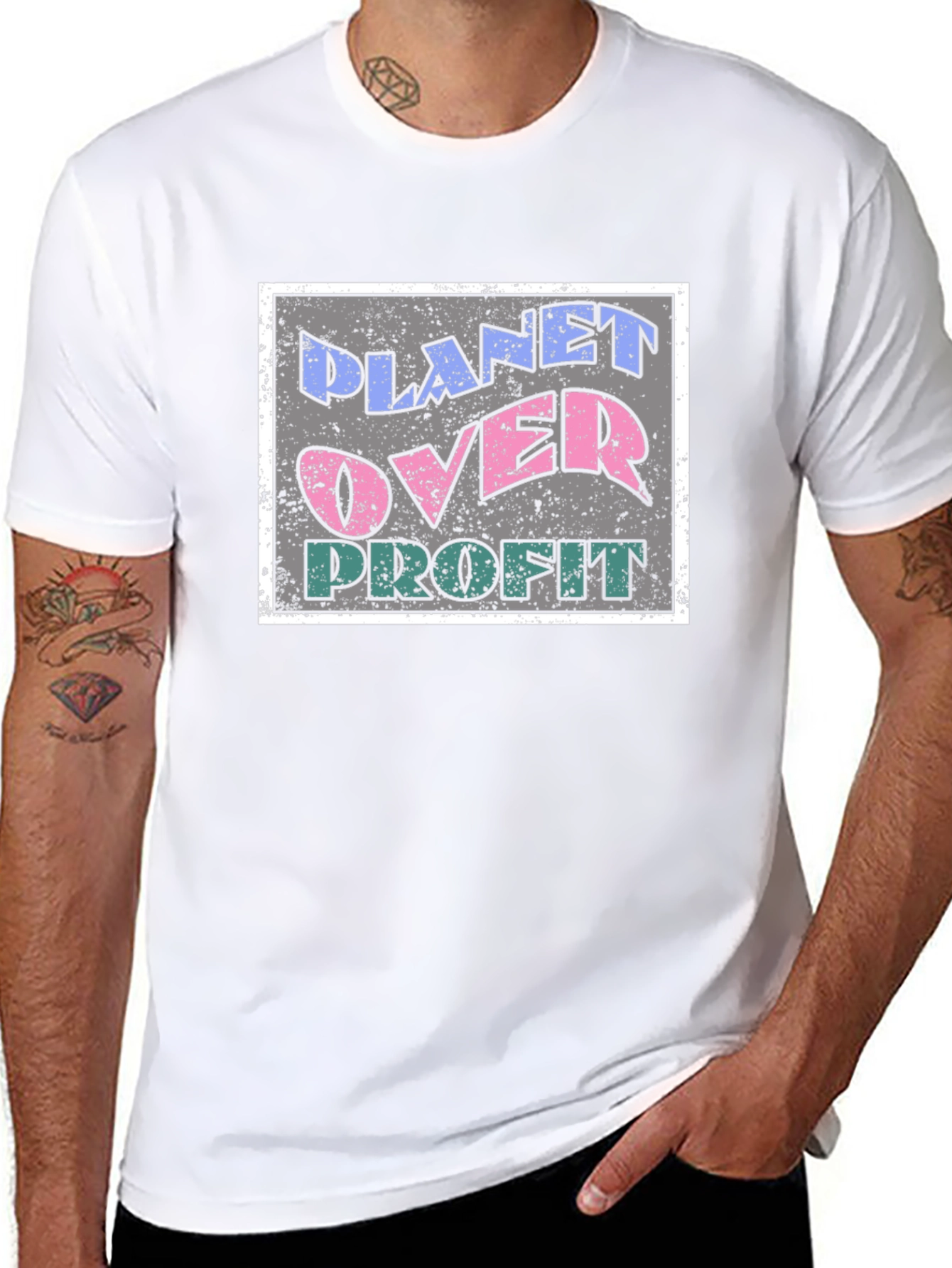 Planet Over Profit Graphic Tee