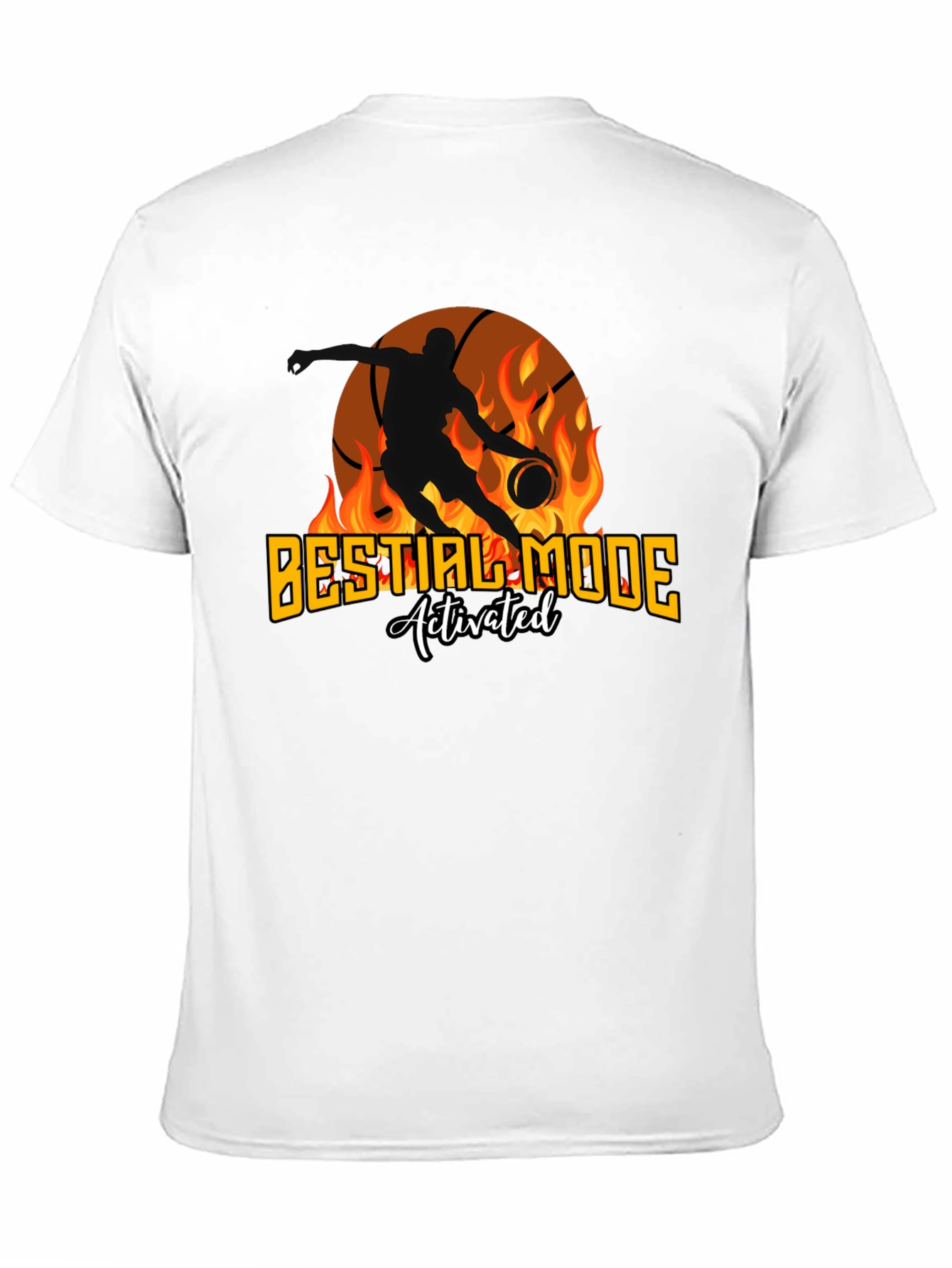 Beastial Mode Activated Basketball T-Shirt