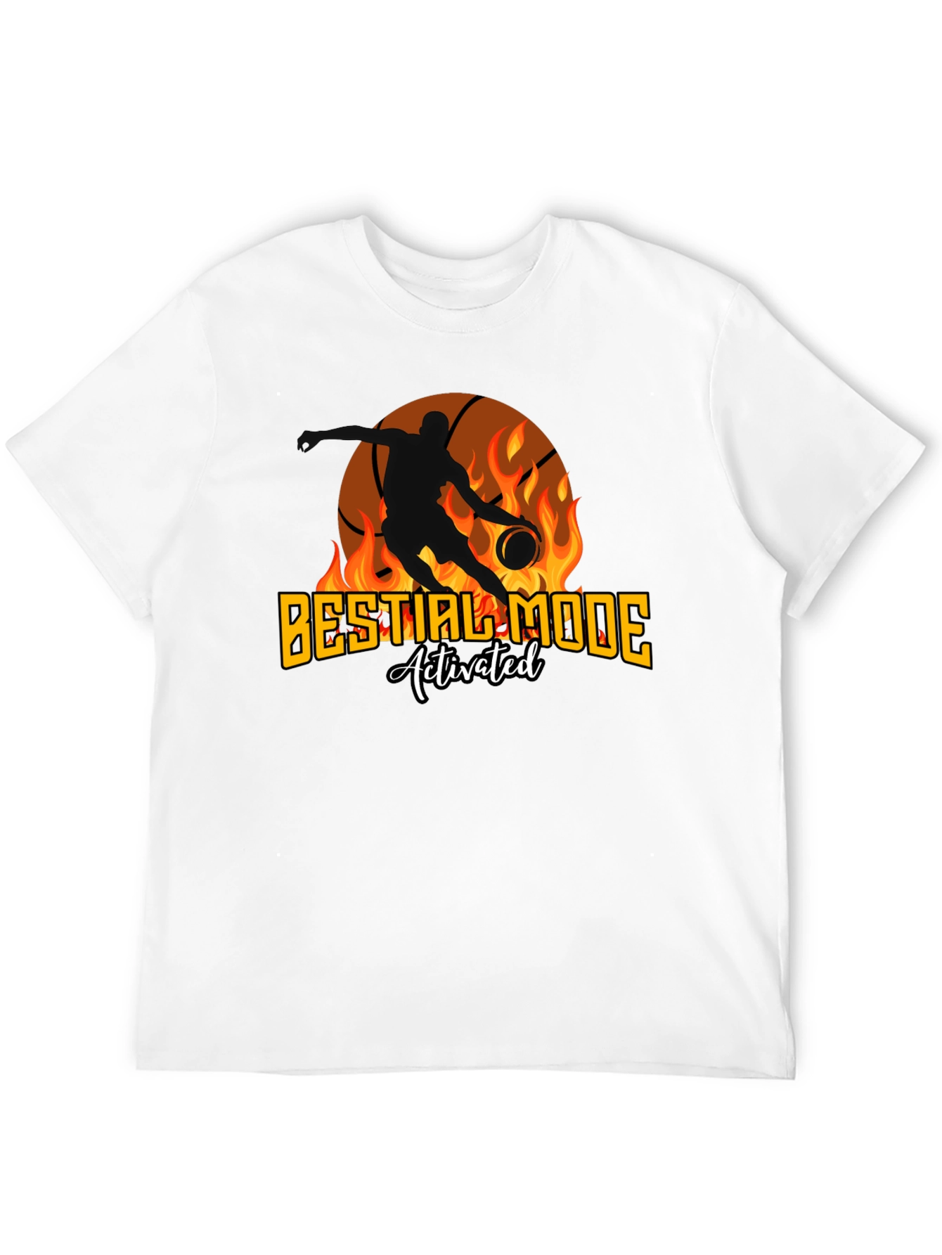 Beastial Mode Activated Basketball T-Shirt