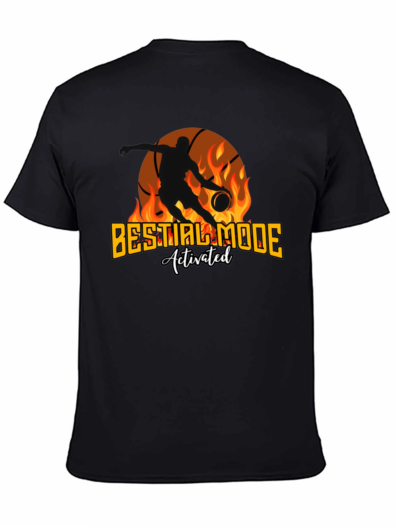 Beastial Mode Activated Basketball T-Shirt