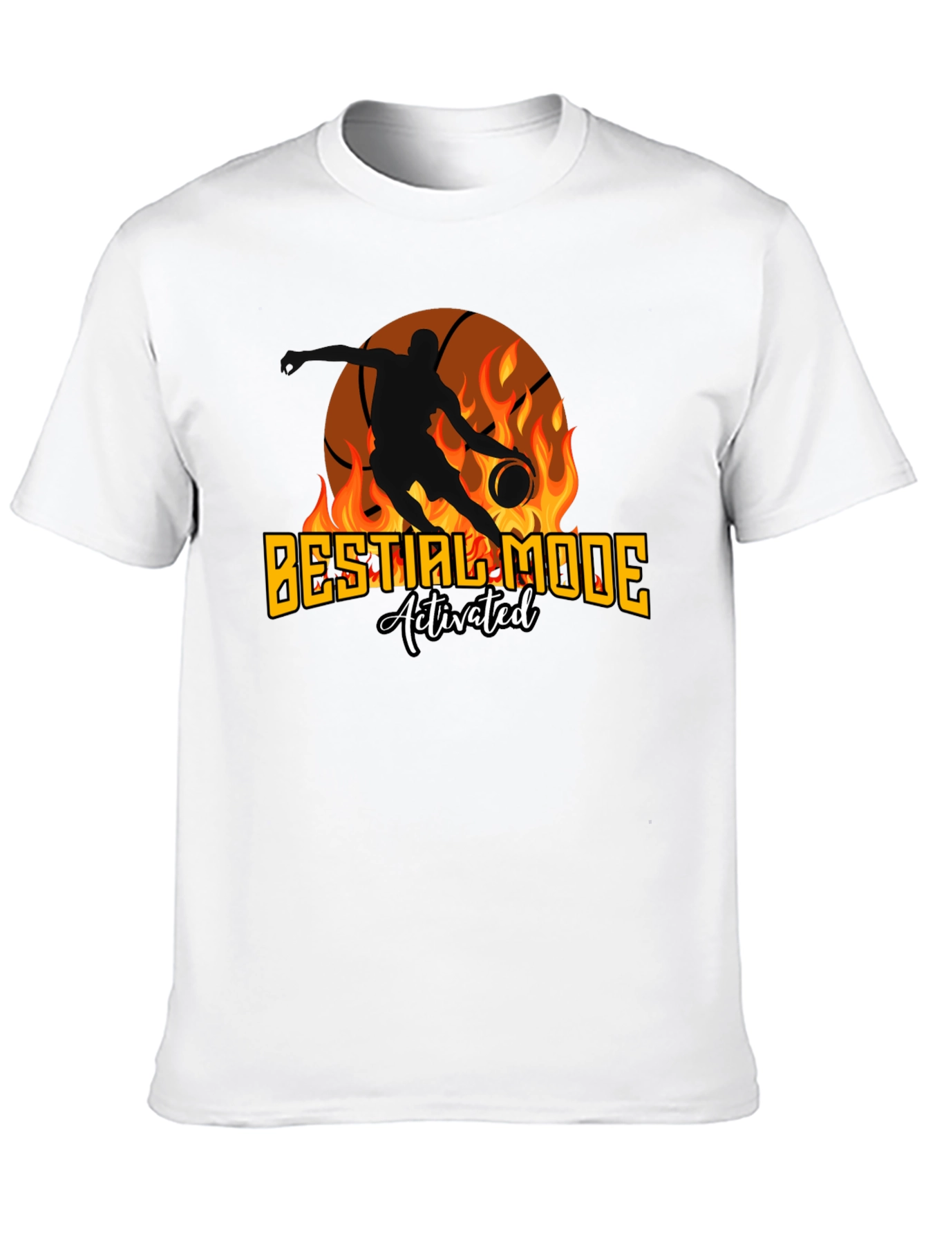 Beastial Mode Activated Basketball T-Shirt