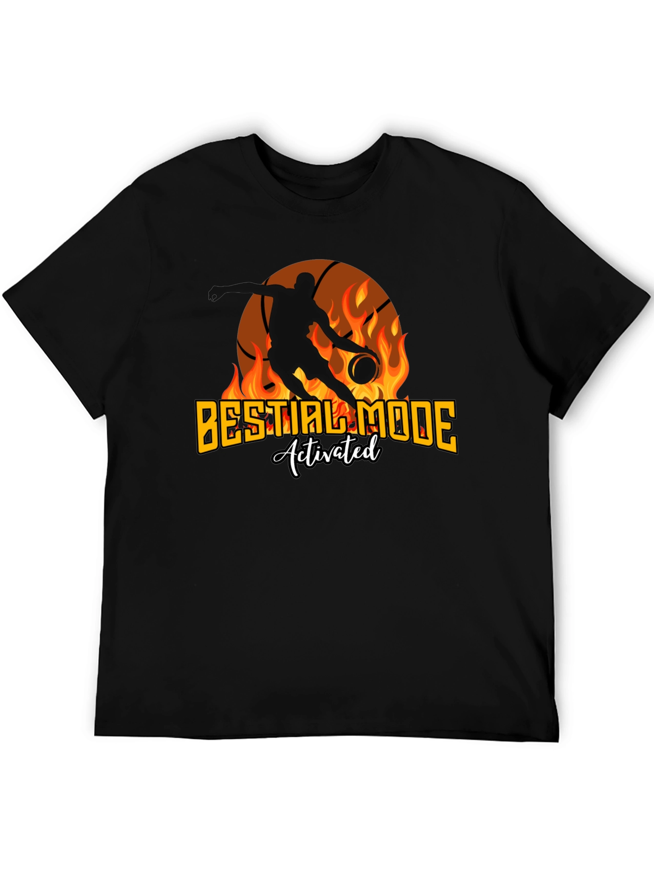 Beastial Mode Activated Basketball T-Shirt