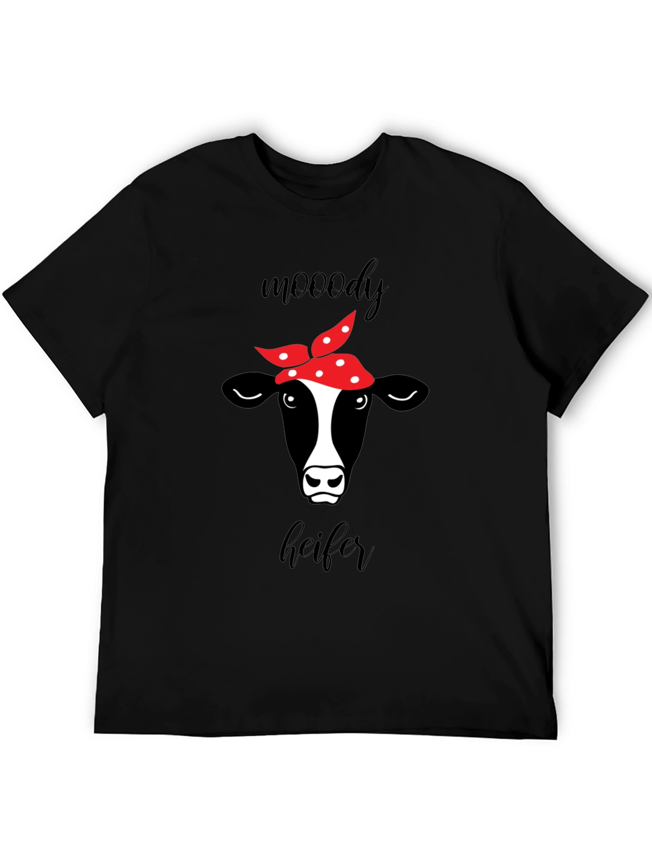 Moody Heifer Graphic T-Shirt