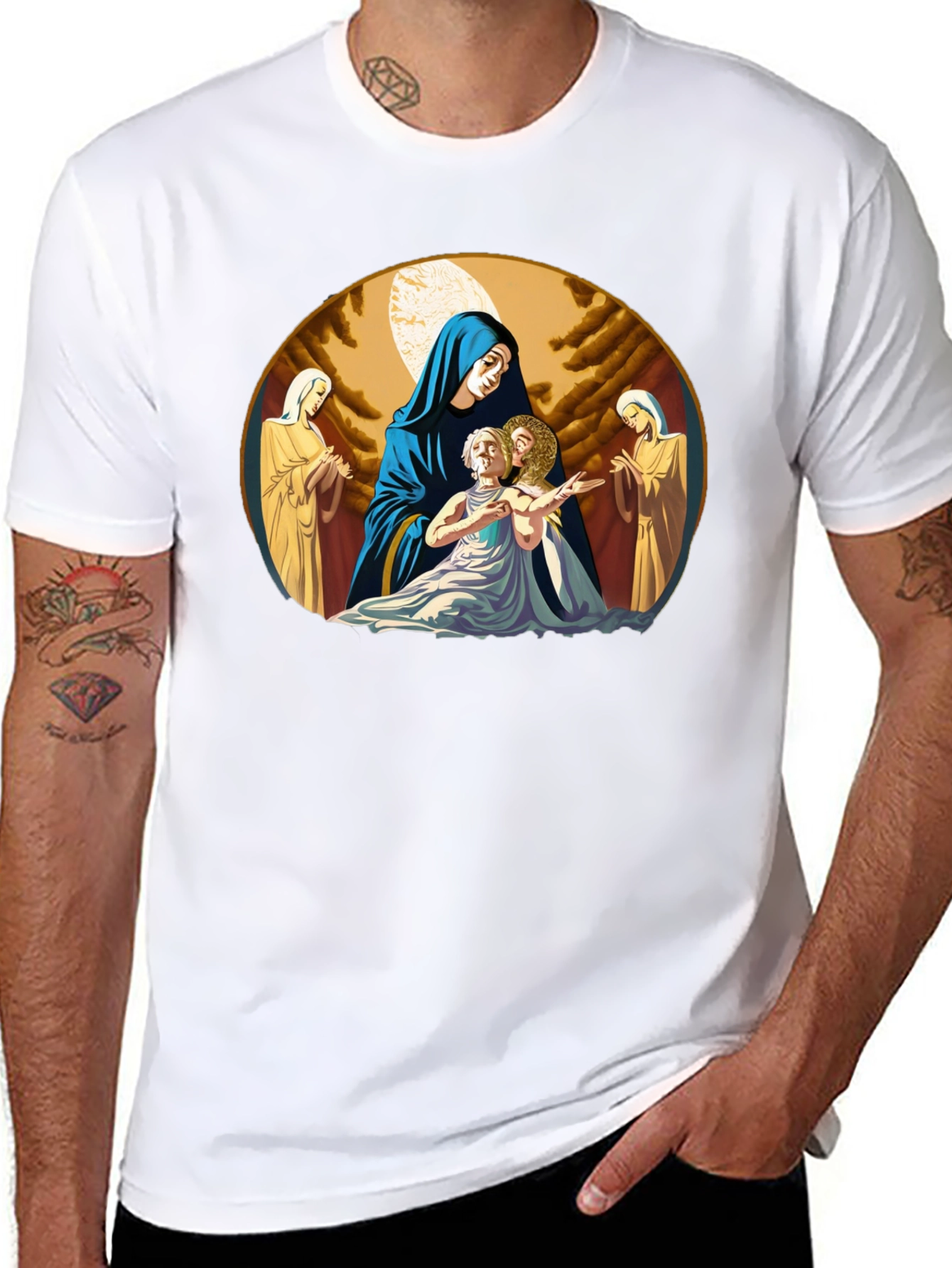 Religious Art Graphic Tee