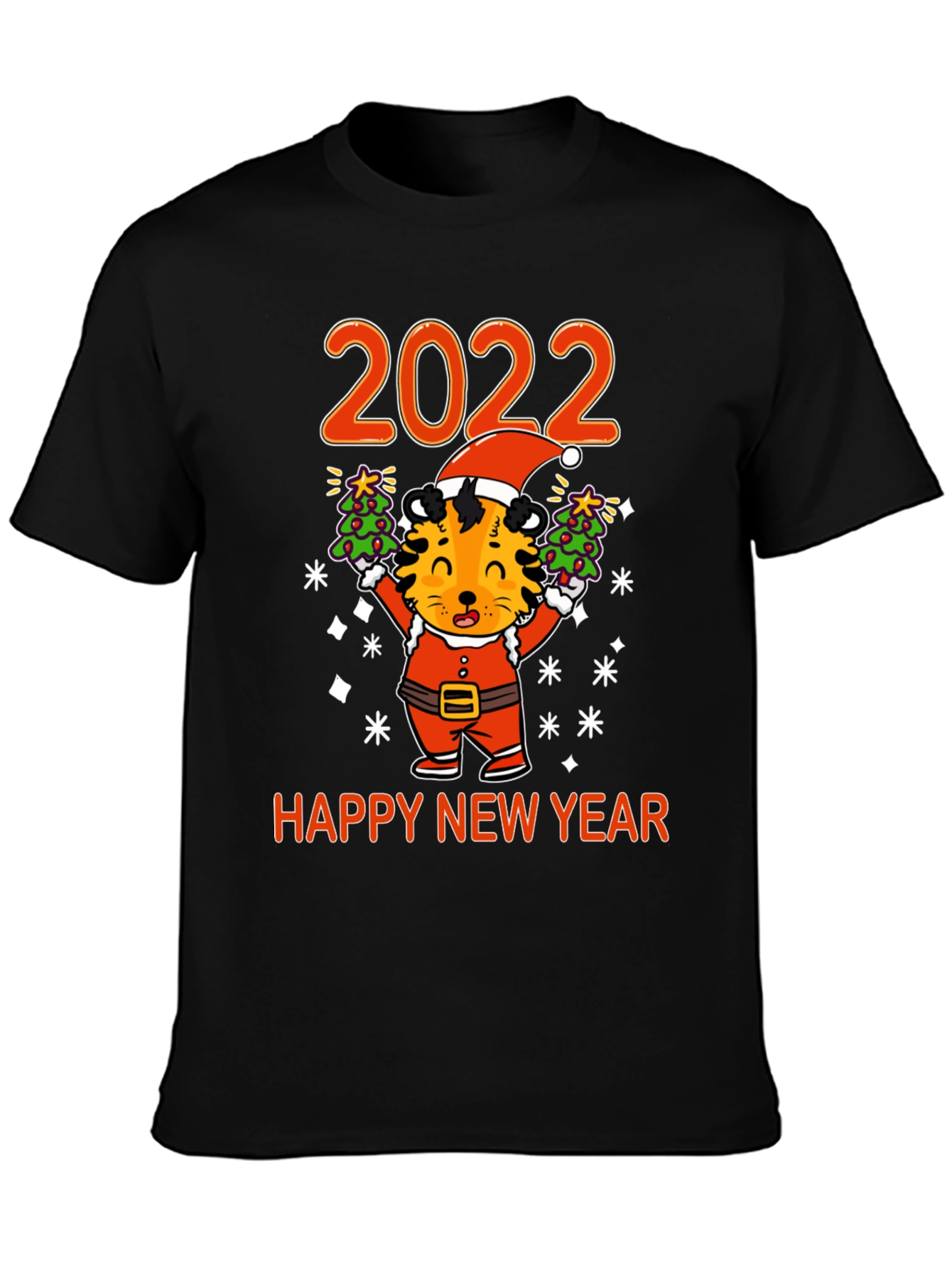 Happy New Year 2022 Tiger T-Shirt