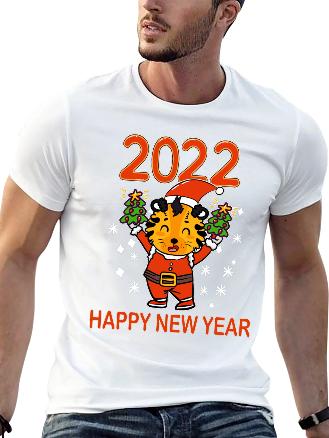 Happy New Year 2022 Tiger T-Shirt