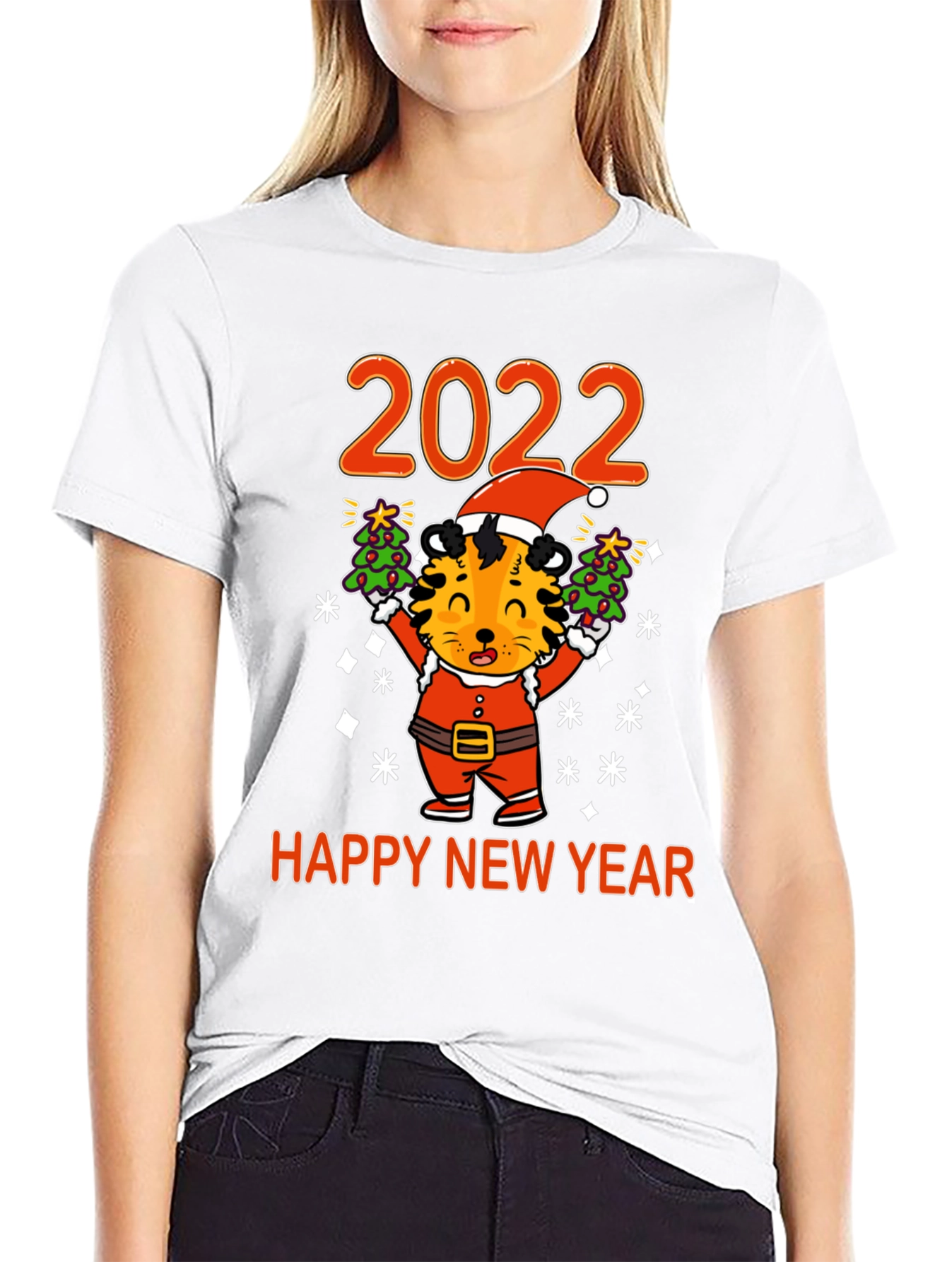 Happy New Year 2022 Tiger T-Shirt