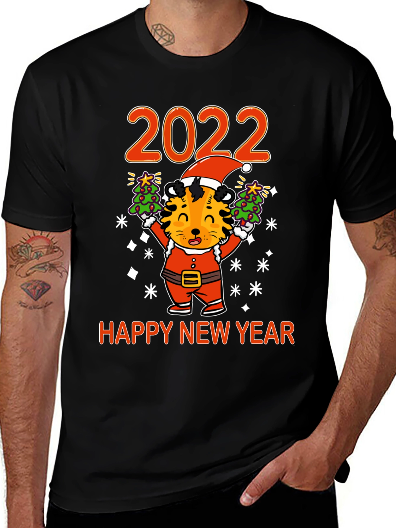 Happy New Year 2022 Tiger T-Shirt