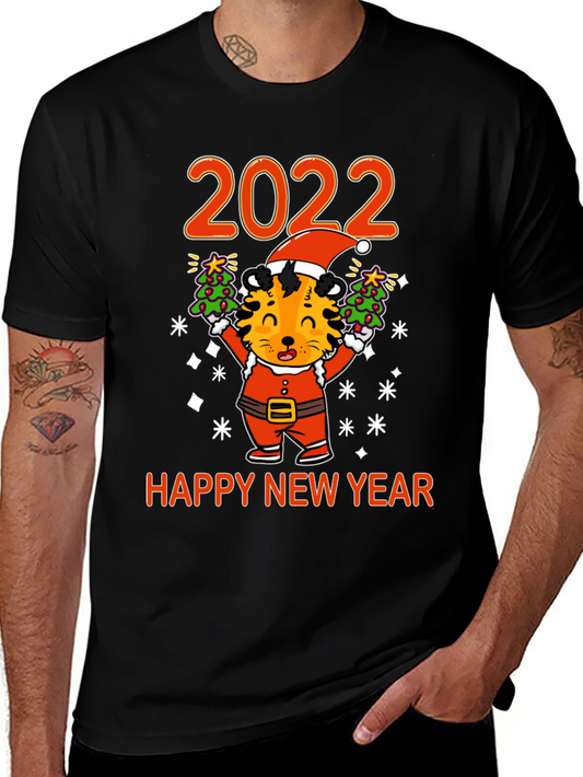 Happy New Year 2022 Tiger T-Shirt