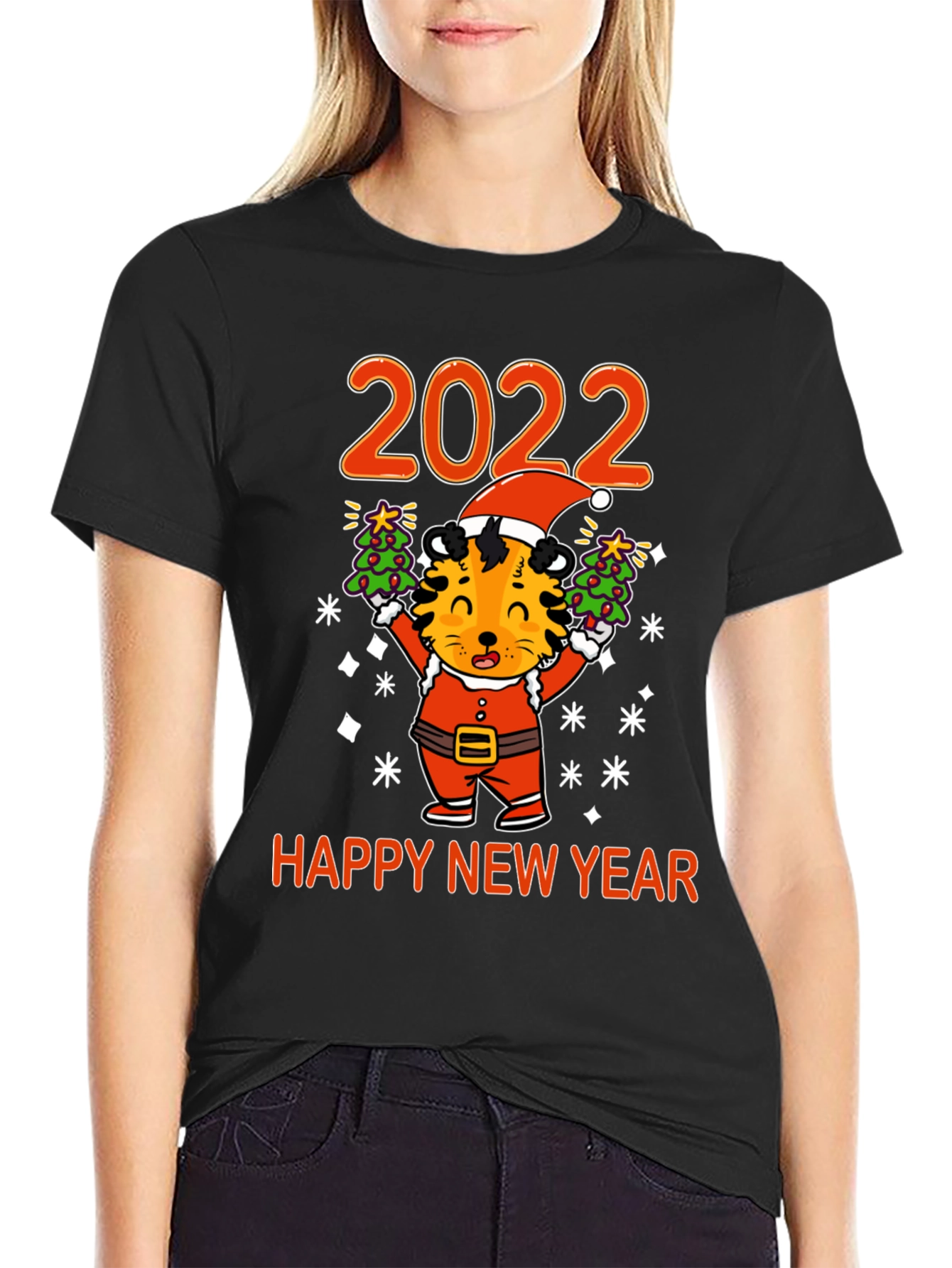 Happy New Year 2022 Tiger T-Shirt