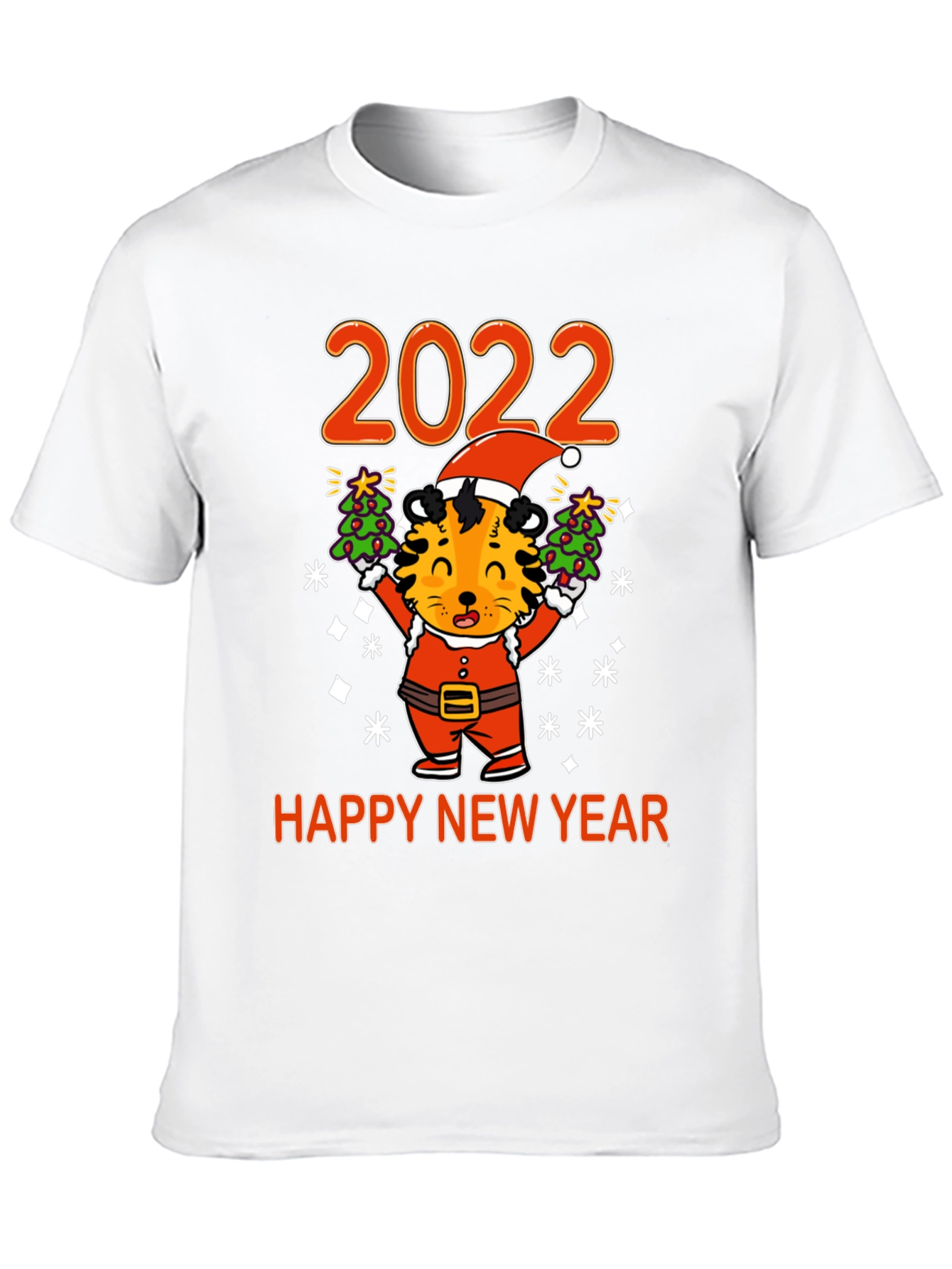 Happy New Year 2022 Tiger T-Shirt