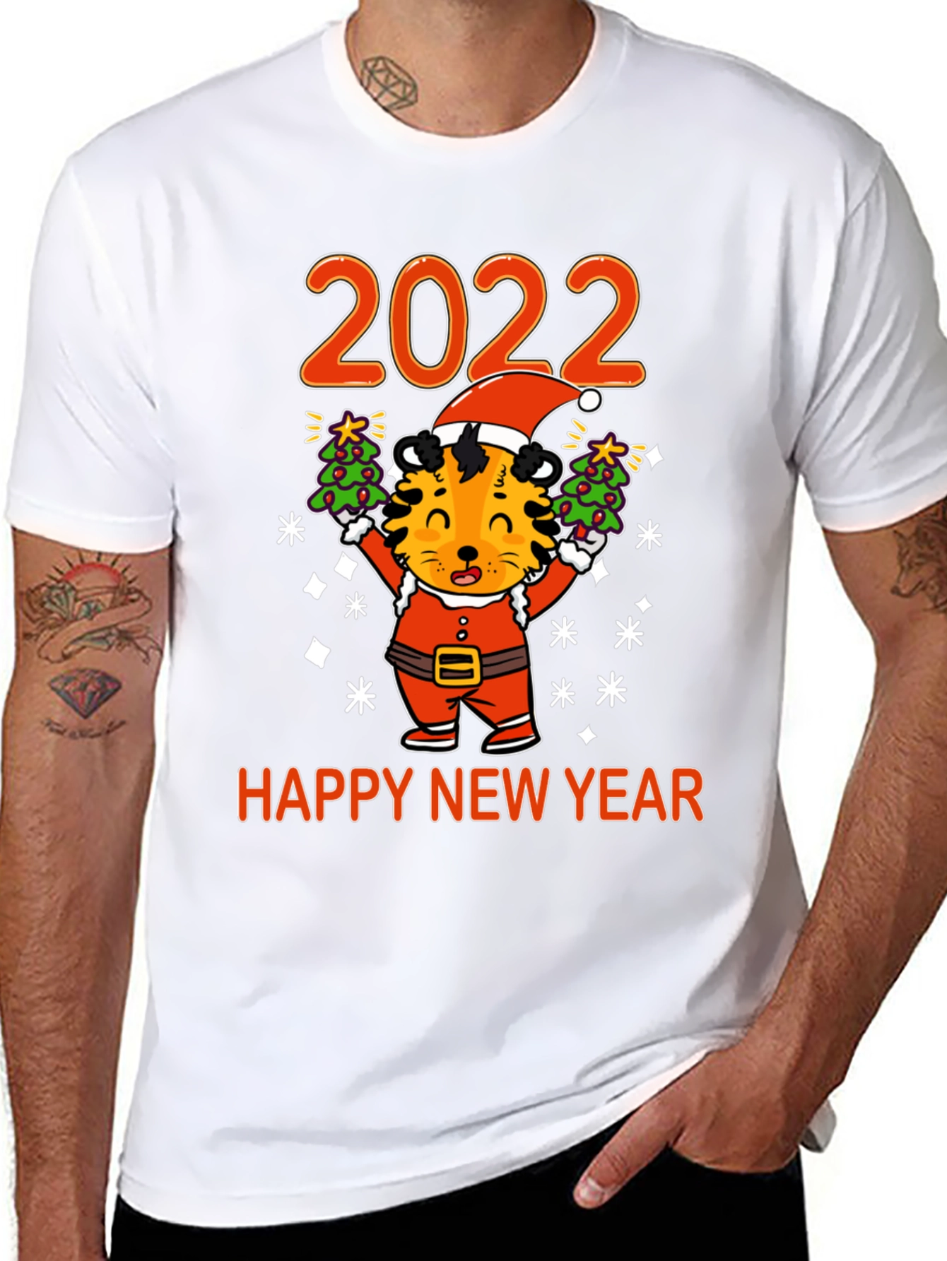 Happy New Year 2022 Tiger T-Shirt
