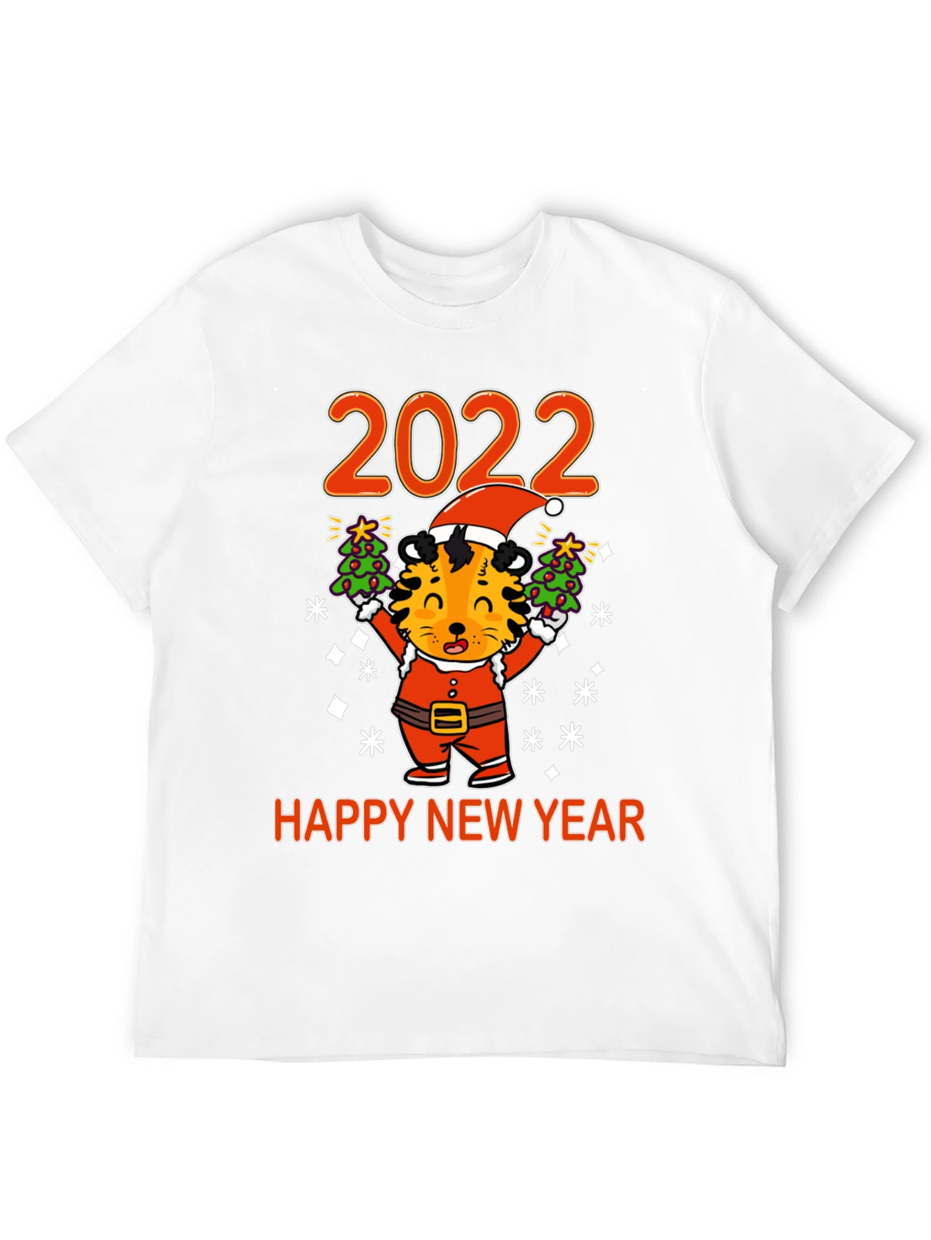 Happy New Year 2022 Tiger T-Shirt
