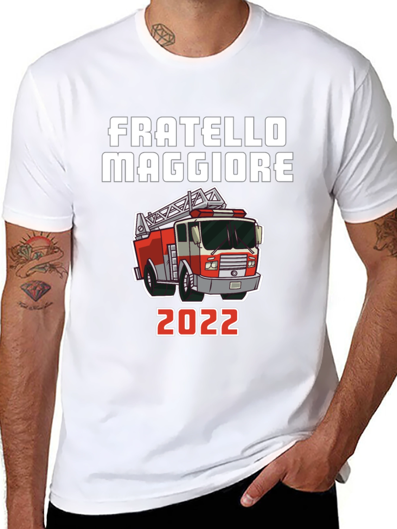 Fratello Maggiore 2022 Fire Truck T-Shirt