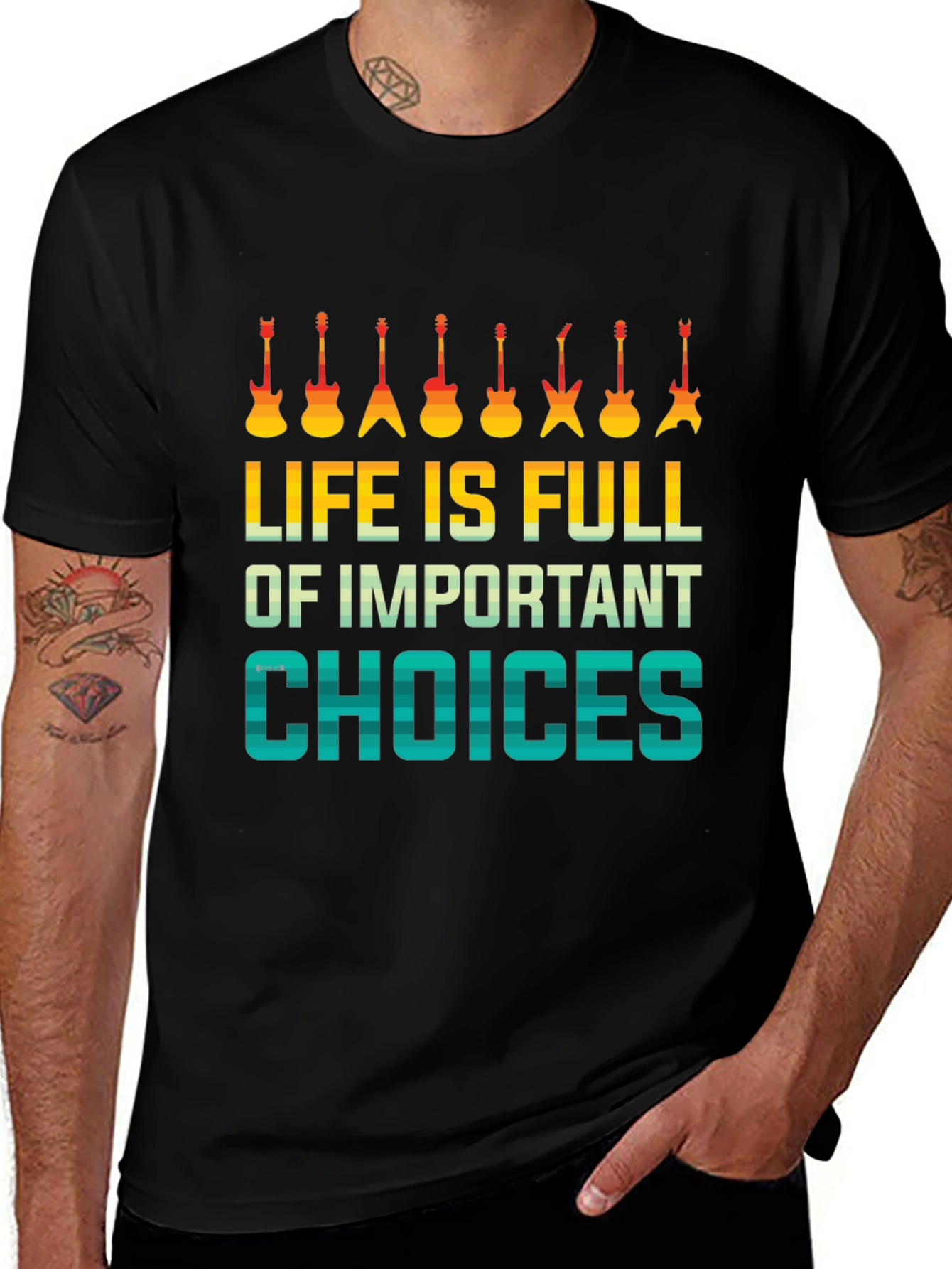 Life Is Full Of Important Choices Graphic Tee