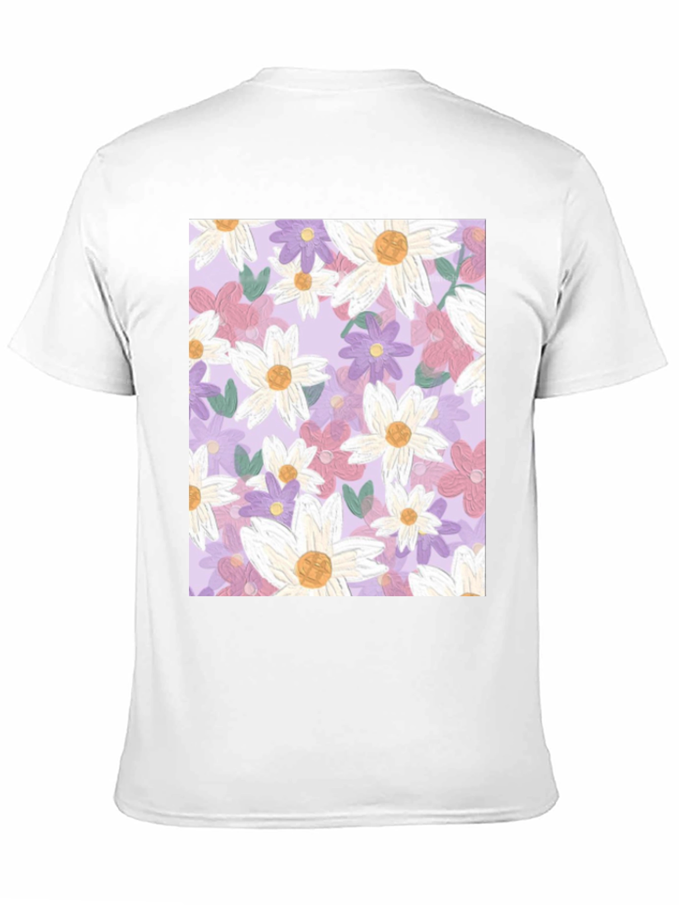 Floral Pattern Tee - Stylish Comfort
